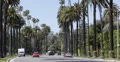 Ultra HD 4K Car Traffic Beverly Hills Road Sunset Boulevard, Los Angeles, USA 4k or 4k+ Resolution