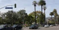 Ultra HD 4K Car Traffic in Beverly Hills, Santa Monica BLVD, Los Angeles, USA 4k or 4k+ Resolution