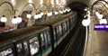 Ultra HD 4K Cite Metro Station Subway System Passengers Passing Commuting Train 4k or 4k+ Resolution