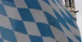Ultra HD 4K Clock Tower Close Up Bavaria Flag Marienplatz Munich German City 4k or 4k+ Resolution