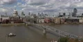 Ultra HD 4K Commuters Establishing Shot Pnoramic View London Skyline Rush Hour 4k or 4k+ Resolution