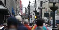 Ultra HD 4K Corporate Business People walking on NYC streets in Rush Hour 4k or 4k+ Resolution