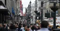 Ultra HD 4K Crosswalk in NYC, People walking on the street of Manhattan Island 4k or 4k+ Resolution
