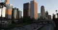 Ultra HD 4K Downtown Los Angeles, LA, California, Rush Hour on Freeway, USA 4k or 4k+ Resolution