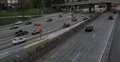 Ultra HD 4K Downtown Los Angeles, LA, California, Rush Hour on Freeway, USA 4k or 4k+ Resolution