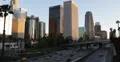 Ultra HD 4K Downtown Los Angeles, LA, California, Rush Hour on Freeway, USA 4k or 4k+ Resolution