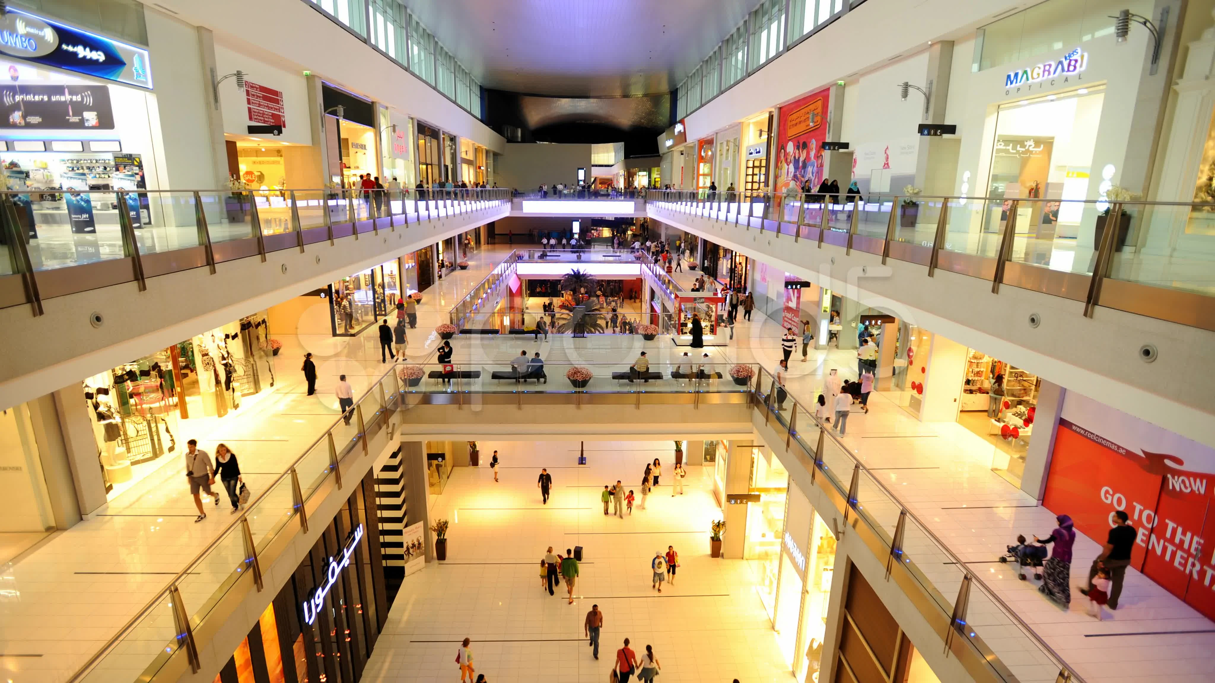 Ultra HD 4K Dubai Mall Interior (The wor... | Stock Video | Pond5