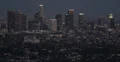 Ultra HD 4K Dusk Aerial View Los Angeles Downtown Skyline Financial District LA 4k or 4k+ Resolution