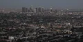 Ultra HD 4K Dusk Light Aerial View Downtown Los Angeles Corporate Skyline LA USA 4k or 4k+ Resolution