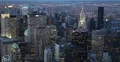 Ultra HD 4K Dusk Light Aerial View New York City Downtown Skyline Center Evening 4k or 4k+ Resolution
