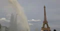 Ultra HD 4K Eiffel Tower World Known Attraction, Rainbow Fountain, Iconic 4k or 4k+ Resolution