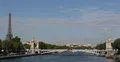 Ultra HD 4K Eiffel Tower Paris Skyline Busy City Touristic Attraction Tour Boats 4k or 4k+ Resolution