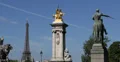 Ultra HD 4K Eiffel Tower Paris Gilt Bronze Statues of Fames Alexander III Bridge 4k or 4k+ Resolution