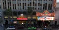 Ultra HD 4K El Capitan Disney Theatre, LA, Hollywood Night People Passing, Stars 4k or 4k+ Resolution