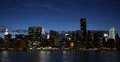 Ultra HD 4K Empire State Building, UN Plaza, Illuminated NYC Skyline city night 4k or 4k+ Resolution