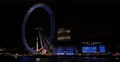 Ultra HD 4K Evening Lights British Landmark London Eye England Establishing Shot 4k or 4k+ Resolution