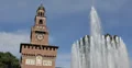 Ultra HD 4K Famous Piazza Castello Sforzesco Castle Central Clock Tower Milan 4k or 4k+ Resolution