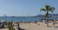 Ultra HD 4K French Riviera People sunbathing swimming beach umbrella Cannes 4k or 4k+ Resolution