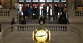 Ultra HD 4K Grand Central Terminal Station Clock, Busy Commuters and Tourists 4k or 4k+ Resolution