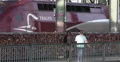Ultra HD 4K High Speed Train Thalys Passing Hohenzollern Railway Bridge People 4k or 4k+ Resolution