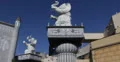 Ultra HD 4K Highland Center Courtyard, Babylon, Pillars Elephant Sculptures 4k or 4k+ Resolution