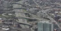 Ultra HD 4K Highway Rush Hour, Aerial view Expressway, Downtown Chicago Skyline 4k or 4k+ Resolution