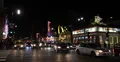Ultra HD 4K Hollywood Illuminated Night Lights Highland Avenue Shopping Street 4k or 4k+ Resolution