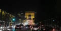 Ultra HD 4K Illuminated Arc de Triomphe Triumphal Arch Paris Car Traffic Night 4k or 4k+ Resolution