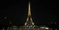 Ultra HD 4K Illuminated Night Aerial View Paris Skyline Eiffel Tower Traffic Jam 4k or 4k+ Resolution