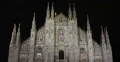 Ultra HD 4K Illuminated Night Famous Duomo Milano Cathedral Church Milan Italy 4k or 4k+ Resolution