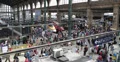 Ultra HD 4K Interior View Paris North Station People Crowd Traffic Passing Day 4k or 4k+ Resolution