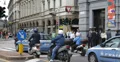 Ultra HD 4K Italian Emergency Police Car Passing Moving Action Milan Italy Crowd 4k or 4k+ Resolution