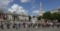 Ultra HD 4K Landmark Symbol Trafalgar Square Public Place Crowd London UK 4k or 4k+ Resolution