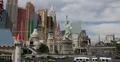 Ultra HD 4K Las Vegas Strip MGM Grand Crossing Car Passing Commuters Tourist US 4k or 4k+ Resolution