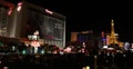 Ultra HD 4K Las Vegas Strip Flamingo Eiffel Tower Paris Hotel Nightlife Traffic 4k or 4k+ Resolution