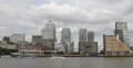 Ultra HD 4K London Financial Hub Canary Wharf Skyline Touristic Ferry Boat Ship 4k or 4k+ Resolution