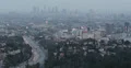 Ultra HD 4K Los Angeles Skyline, Aerial View, Hollywood by day, California, USA 4k or 4k+ Resolution
