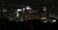 Ultra HD 4K Los Angeles Skyline, Aerial View, Hollywood by night, California 4k or 4k+ Resolution