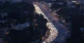 Ultra HD 4K Los Angeles Skyline, Aerial View, Hollywood Freeway, California 4k or 4k+ Resolution
