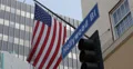 Ultra HD 4K Los Angeles Traffic Hollywood Street Sign American Flag Corporate US 4k or 4k+ Resolution