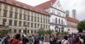 Ultra HD 4K Most Famous Shopping Street Munich Leisure Shops Zone People Walking 4k or 4k+ Resolution