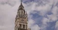 Ultra HD 4K Munich New Town Hall Clock Tower Lady Mary Central Square Sunny Day 4k or 4k+ Resolution