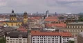 Ultra HD 4K Munich Skyline Establishing Shot Theatine Cajetan Catholic Church 4k or 4k+ Resolution