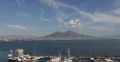 Ultra HD 4K Naples Skyline Italy Luxury Yacht Sailing Boat Moving Mount Vesuvius 4k or 4k+ Resolution