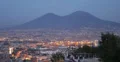 Ultra HD 4K Naples Skyline Beautiful Napoli Italy City Port Mount Vesuvius Night 4k or 4k+ Resolution