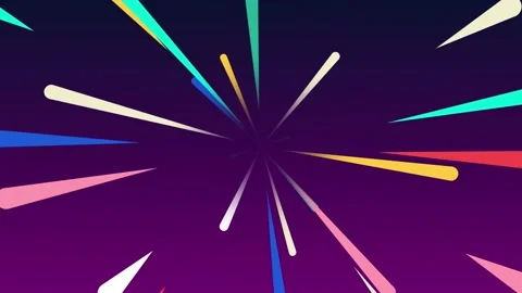Ultra HD 4K Neon light Laser line Background With Motion Action, Video stock 194419331