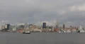 Ultra HD 4K New York City Midtown Skyline Ship Boat Ferry Passing Hudson River 4k or 4k+ Resolution