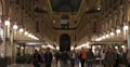 Ultra HD 4K Night Crowds Busy People Shop Milan Italy Vittorio Emanuele Gallery 4k or 4k+ Resolution