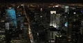 Ultra HD 4K Night Illuminated Aerial View New York City Manhattan Skyline Lights 4k or 4k+ Resolution
