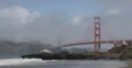 Ultra HD 4K Nudist Baker Beach, Famous Golden Gate Bridge, San Francisco Bay 4k or 4k+ Resolution